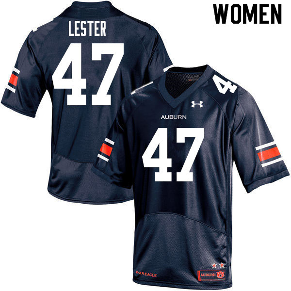 Women's Auburn Tigers #47 Barton Lester Navy 2020 College Stitched Football Jersey